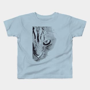 Fingerprint cat Kids T-Shirt